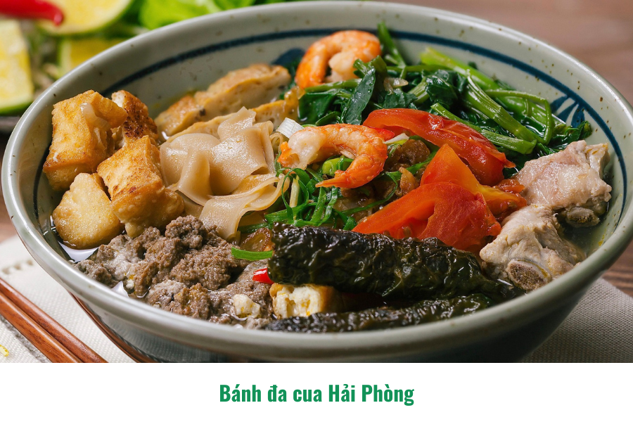 Bánh đa cua Hải Phòng