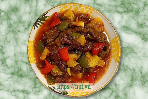 Bò sốt chua ngọt