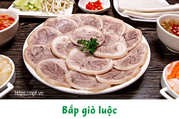 Bắp giò luộc