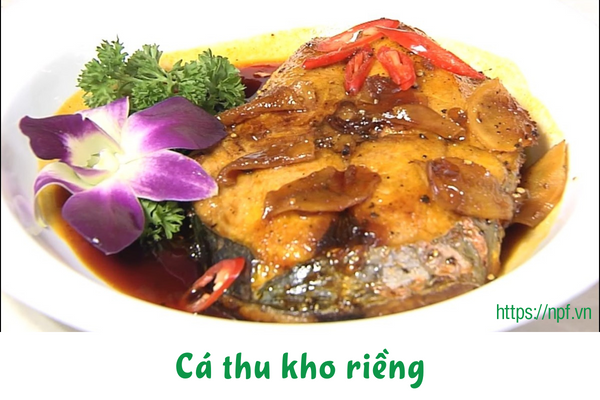 Cá thu kho riềng