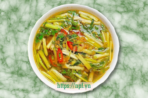 Canh cà chua rau cần