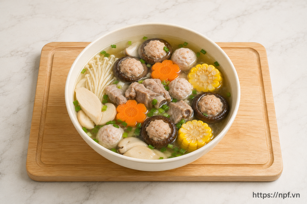 Canh mọc thập cẩm