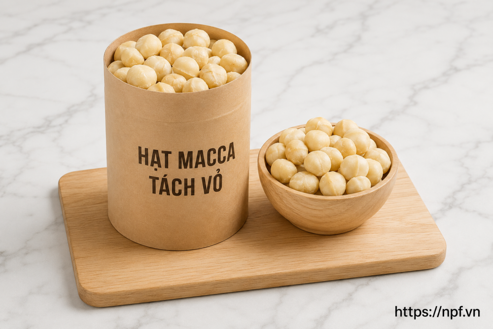 Hạt Macca tách vỏ