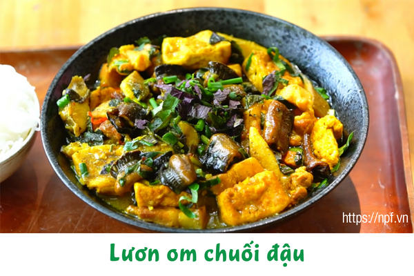 Lươn om chuối đậu