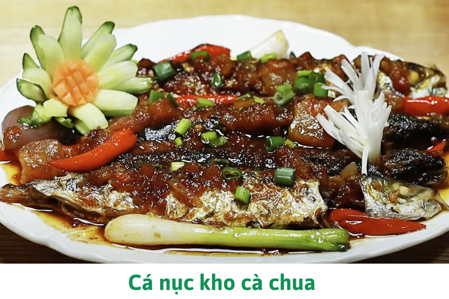 Cá nục kho cà chua 