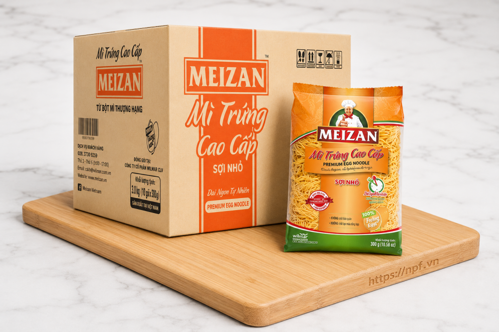 Mỳ trứng Meizan 500g