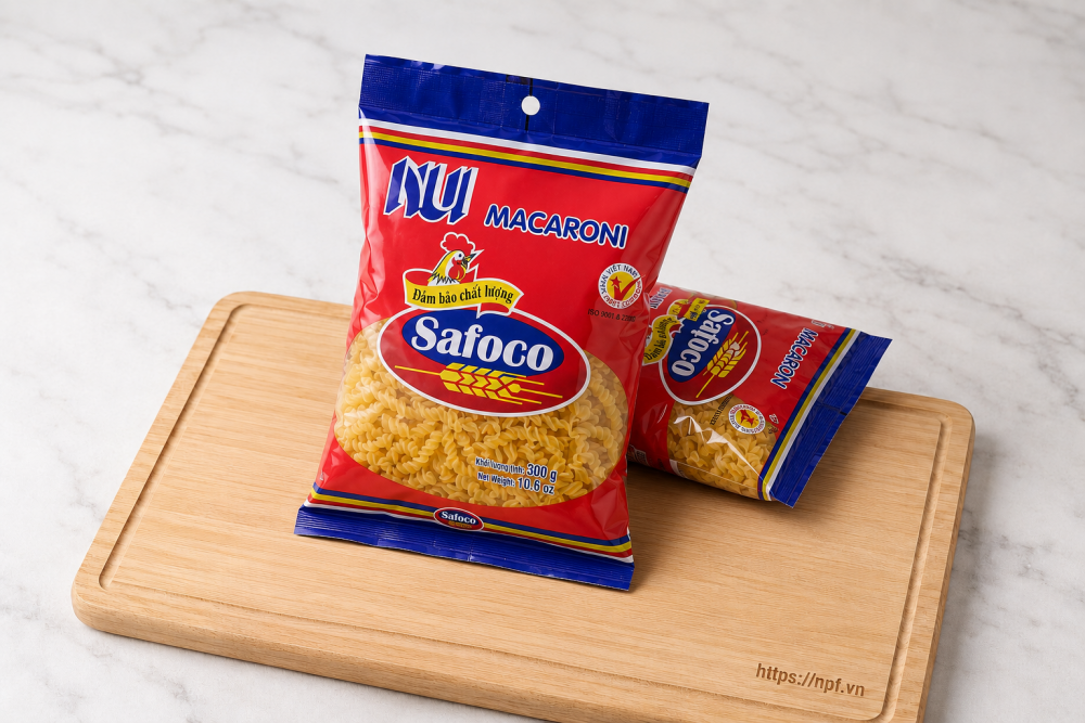 Nui xoắn Safaco 300g