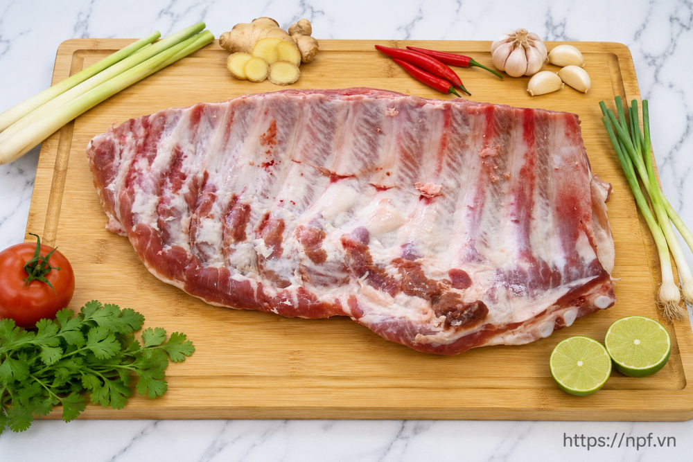 Sườn bỏ cục.