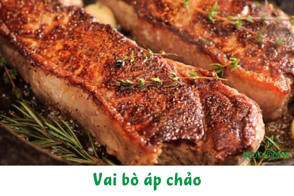 Vai bò áp chảo