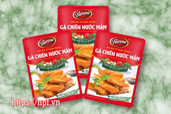 Sốt gà chiên mắm Barona 80g