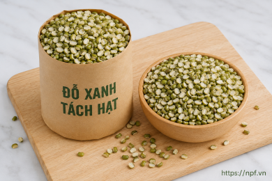 Đỗ xanh tách hạt