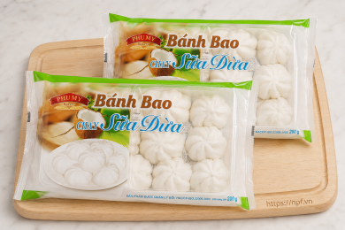 Bánh bao chay sữa dừa (200g -12 C)