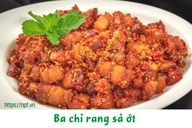 Ba chỉ rang sả ớt