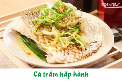 Cá trắm hấp hành