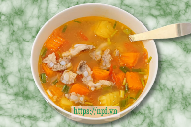 Canh khoai sườn sụn 3