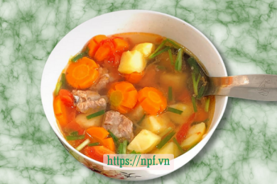 Canh sườn củ quả 3