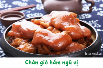 Chân giò hầm ngũ vị