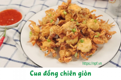 Cua đồng chiên giòn