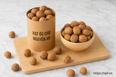 Hạt óc chó nguyên vỏ 500g