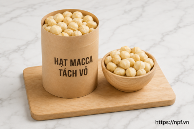 Hạt Macca tách vỏ