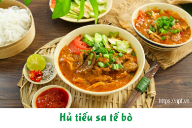 Hủ tiếu sa tế bò