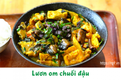 Lươn om chuối đậu