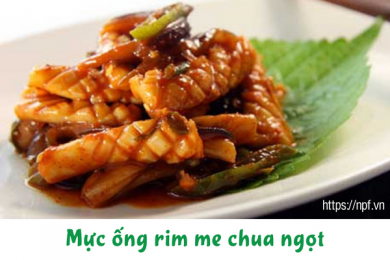 Mực ống rim me chua ngọt