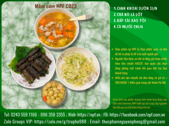 Mâm cơm NPF.C023