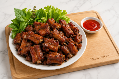 Sườn kho tiêu