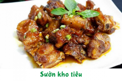 Sườn kho tiêu