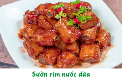 Sườn rim nước dừa