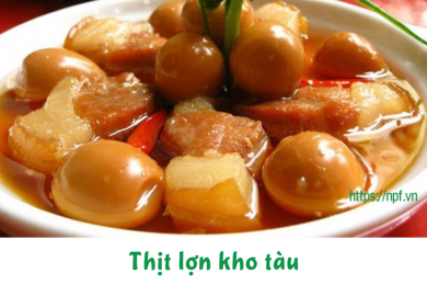 Thịt lợn kho tàu